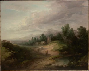 Paisaje montañoso arbolado