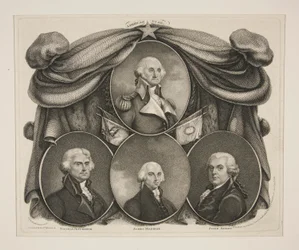 (Washington) Thomas Jefferson. -James Madison. - John Adams