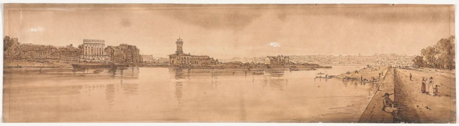 Una selección de veinte de las vistas más pintorescas de París, 1802