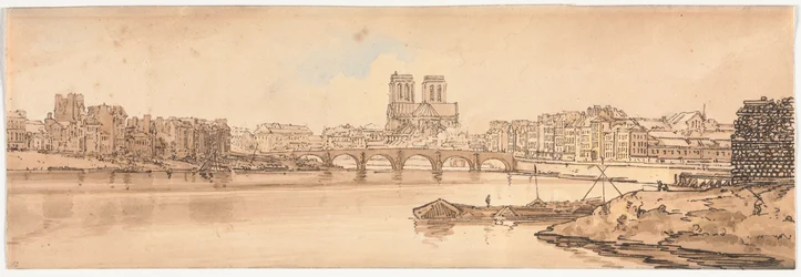 Una selección de veinte de las vistas más pintorescas de París, 1802