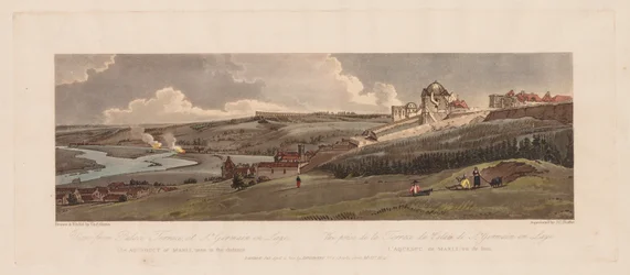 Una Selección de Veinte de las Vistas Más Pintorescas de París: Vista desde la Terraza del Palacio, 1803