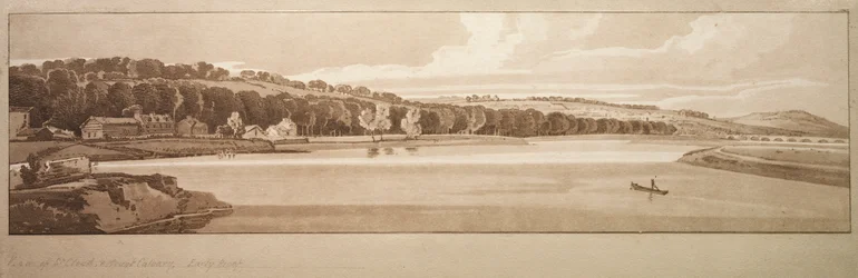Una selección de veinte de las vistas más pintorescas de París: vista de St. Cloud y el monte Calvario tomadas desde Pont de Sêve