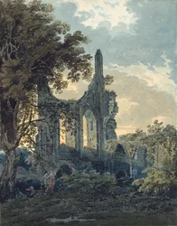 Abadía de Byland, Yorkshire, c. 1793