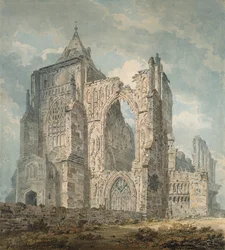 Abadía de Crowland, Lincolnshire, c. 1793
