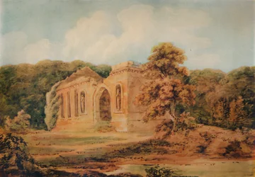 Paisaje con ruinas, siglo XVIII, 1935