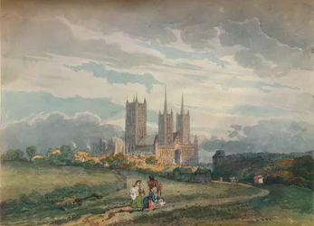 Catedral de Lincoln, c1795