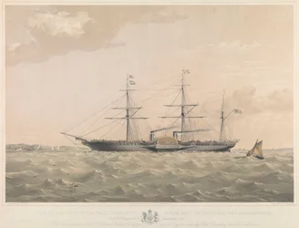 El buque de vapor "Orinoco" de la Royal West India Mail Company
