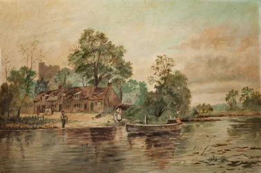 Escena de un río