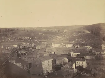 Honesdale, Sección 3, Del.  Hudson Canal Co.,c. 1863-1865 (foto)