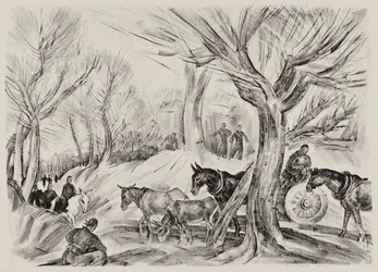 Paisaje con figuras