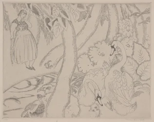 Leda, c.1928 (grabado)