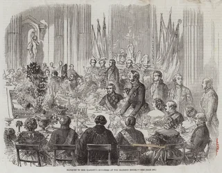 Banquete a los ministros de Su Majestad en la Mansion House