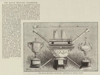 La Exposición Militar Real, Trofeos en Gordon House