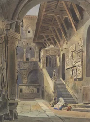 Corte del Bargello, Florencia, 1839