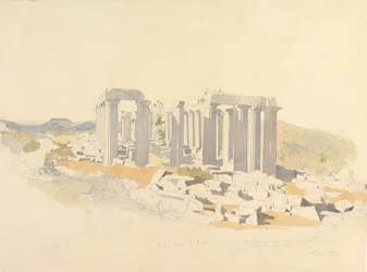 El Templo de Apolo en Bassae, 1843