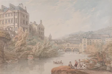 Vista de Bath desde Spring Gardens