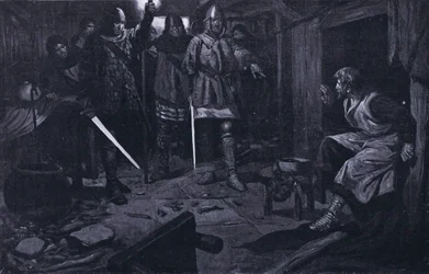 La captura de William Wallace AD1305 (litografía)