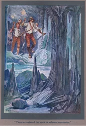 Así entramos en la roca en solemne procesión (litografía en color)