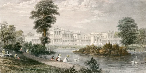Palacio de Buckingham, Westminster, Londres, 1835