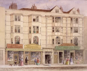 Calle Aldersgate, Londres, 1851