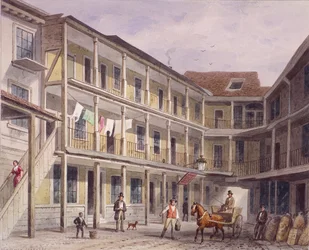 Aldgate High Street, Londres, c. 1850