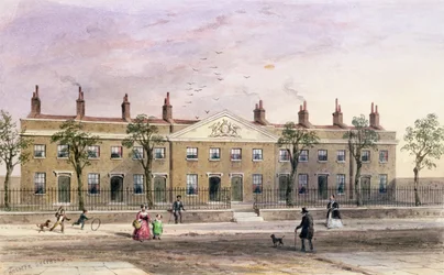 Almshouses de los Trabajadores de la Tela en Frog Lane