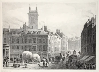 Puente de Holborn, Iglesia de San Andrés, etc., de 