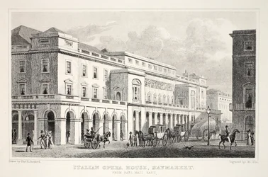 Teatro de la Ópera Italiana, Haymarket, de 