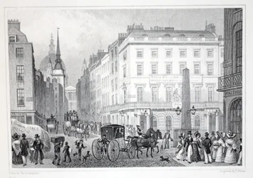 Ludgate Hill, desde Fleet Street, de 