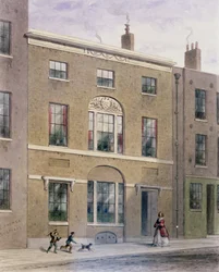 Salón de Plomeros en Great Bush Lane, Cannon Street, 1851