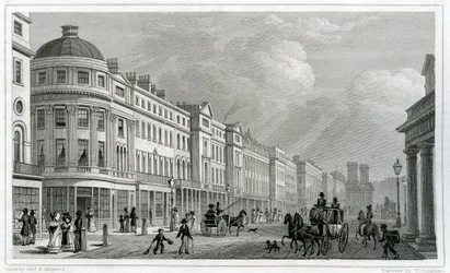 Regent Street, Londres, desde el Cuadrante