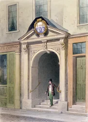 La entrada al Salón de Carniceros, 1855