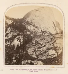 Cúpula Sur, 2.000 metros de altura - desde el sendero Nevada Fall Trail