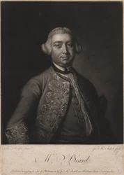 Sr. Beard, grabado por James McArdell (c.1729-65), 1764