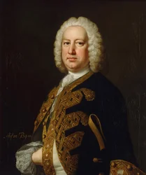 Retrato del almirante John Byng