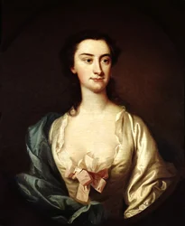 Retrato de la cantante Susannah Maria Cibber, c.1745