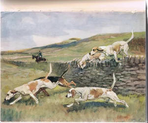 Cruzando el Muro, ilustración de 