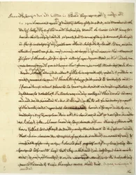 Carta autógrafa firmada como Ministro de EE.UU. en Francia, al Dr. John Page