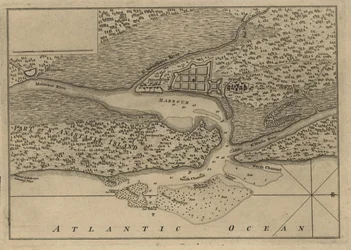 (Plano de la ciudad y el puerto de San Agustín. LOC 75693262
