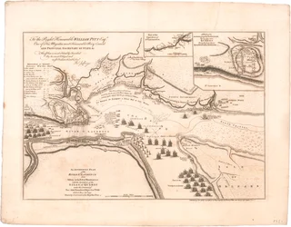 Un plano del río San Lorenzo por Jeffreys