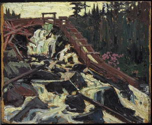 Canal de madera, 1915