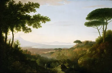 La bahía de Nápoles, c.1778 (óleo sobre lienzo)