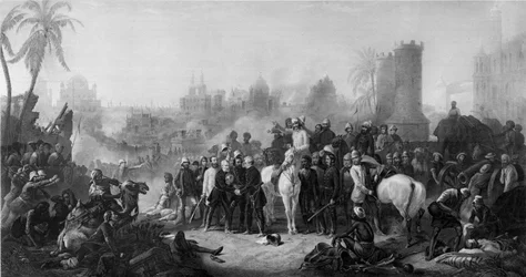 El Alivio de Lucknow, y el Encuentro Triunfal de Havelock, Outram y Sir Colin Campbell, de 