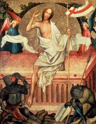 Resurrección, Panel del altar del Calvario de Garamszentbenedek