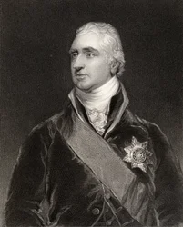 Charles Whitworth, primer conde Whitworth, grabado por Henry Robinson (fl.1827-72), de 