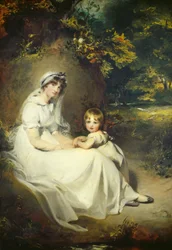Lady Mary Templetown y su hijo, 1802