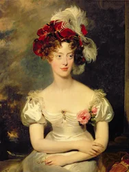 Marie-Caroline de Borbón (1798-1870) Duquesa de Berry, c.1825