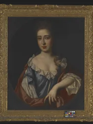 Retrato de una dama (óleo sobre lienzo)