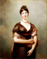 Retrato de Elizabeth Jennings, en la pose de la Venus de Medici, 1798-99