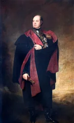 Retrato de William Carr Beresford, primer vizconde Beresford, soldado británico, c. 1818